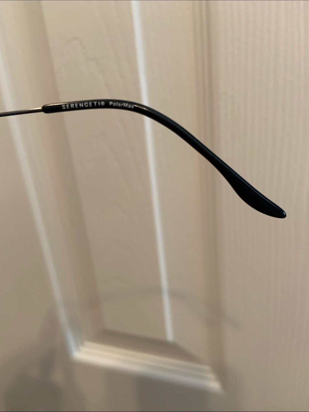 Serengeti Rimless Sunglasses with Dark Gray Lenses - Picture 5 of 9